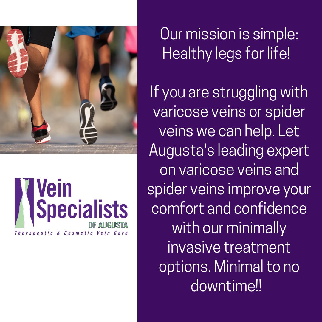 Mission of Healthy Legs for life at veins clinic at augusta
